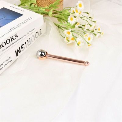 パーソナライズド ロゴ 提供 亜鉛合金 顔 痩身器 メタル 顔 マッサージ ロール 抗しびれ 皮膚ケア 美容器