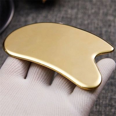 証明書 はい オーダーメイド ロゴ 提供 銅 顔 マッサージ 板 ツール ブラス スクラッピング マッサージ マッサージ ツール フェイス マッサージ ツール