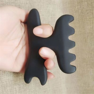 足マッサージ器 グア・シャ・セラピー バイアン・ストーン 针刺棒 汎用マッサージツール 112*12mm 天然石