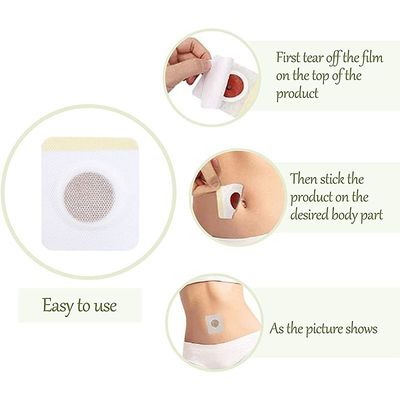 女性用デトックス ベリー スリムパッチ 送料無料 代謝を促す 脂肪を燃やす 腰を形づくる 腹部 尻尾 白 OEM ODM