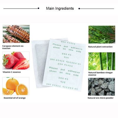マッサージ機能 10パッド ストレス緩和と深睡眠リハビリ療法用品のためのハーブデトックス足のパッチ