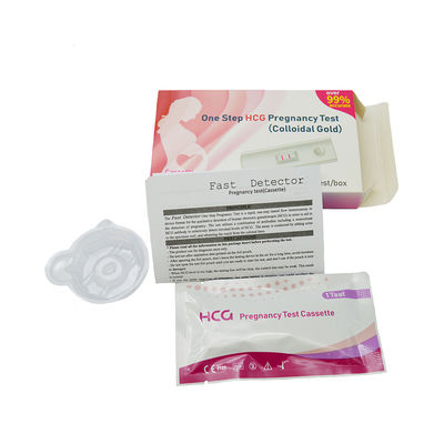 妊娠前速検査ストリップ- 99% 以上の正確性 早期検出 HCG 検査 迅速な HCG 検出と迅速な結果