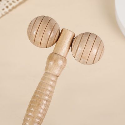 パーソナライズドロゴ  Masaj 製品 ビューティ パーソナルケア 製品 木 ビューティ スパ スキンリフティング 3D フェイス ロール マッサージ スティック