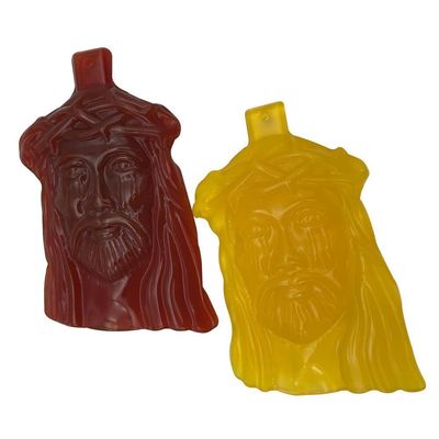 天然玉のネックレスのカスタマイズでフェンシュイをアップグレードします 吊り箱 魔法 微型イエス・キリスト 十字架 アガート吊り箱