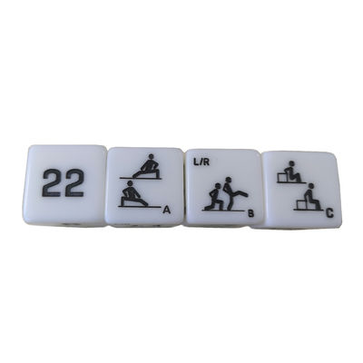 25mm Jade Six Sides フィットネス ダイス 運動トレーニング スポーツ エンターテインメント ゲーム あなたのトレーニングを向上させる