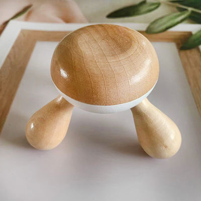 筋肉のリラックスと髪ケアのための3フィート木質グアシャ頭皮マッサージ器