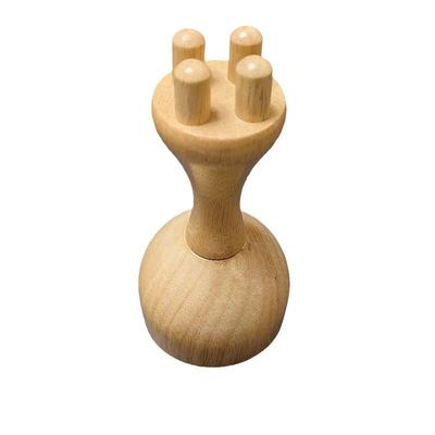 筋肉マッサージ キノコカップ リンパ管排水療法のための身体コントールロール グアシャ 木製トリガーポイントマッサージツール