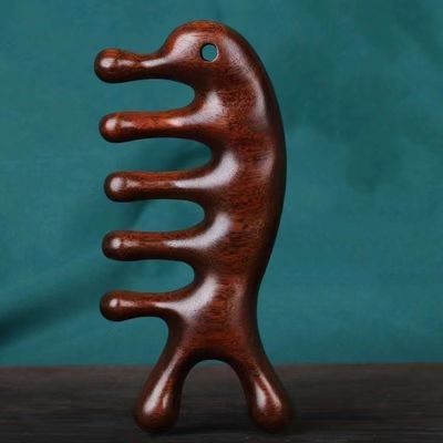 オーダーメイド ロゴ 入手可能 ブラウン ワイド 歯 頭 頭皮 マッサージ カム 製造 天然 木製 サンダル 木 グス シャ カム