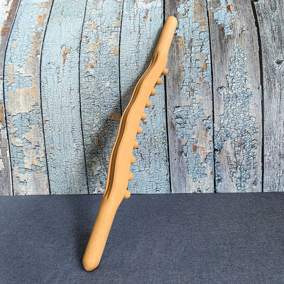 身体マッサージ 器具 木製 グア・シャ マッサージ スティック 顔と身体 掘削 メリディアン 筋肉 筋筋 リラックス 理学療法 ツール