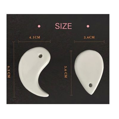 伝統的なセラミックグアシャボード 抗老化と明るい肌のための体マッサージツール