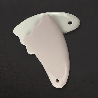 パーソナライズド ロゴ 提供 ミニマッサージ 陶器 グアシャ ツール 身体 首 顔 自己 皮膚ケア スパ 顔 リフティング 美容
