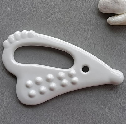 自己ケア スパ フェイスリフティング 心形マッサージ セラミック グア・シャ ツール グア・シャ 石 白い顔