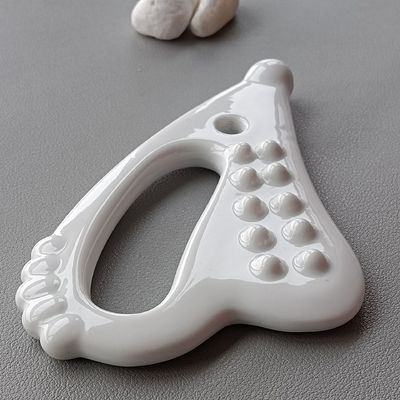 自己ケア スパ フェイスリフティング 心形マッサージ セラミック グア・シャ ツール グア・シャ 石 白い顔