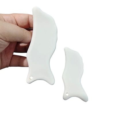 110*50mm セラミック グアシャ ツール ボディケア 顔 グアシャ マッサージ ボード 頭 首 背中の痛みを軽減する その他