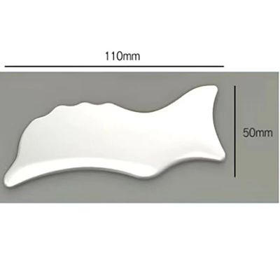 110*50mm セラミック グアシャ ツール ボディケア 顔 グアシャ マッサージ ボード 頭 首 背中の痛みを軽減する その他