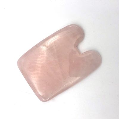 魚形 ローズ クォーツ 結晶 粉 ゲーシャ 顔 グア シャ ツール 自然 玉 医療 子宮頸部 マッサージ 痛みを和らげる