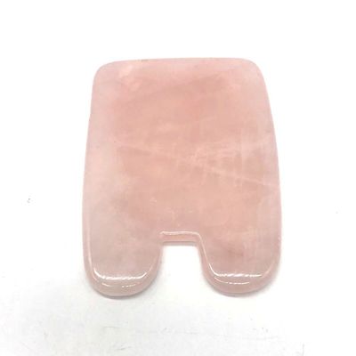魚形 ローズ クォーツ 結晶 粉 ゲーシャ 顔 グア シャ ツール 自然 玉 医療 子宮頸部 マッサージ 痛みを和らげる