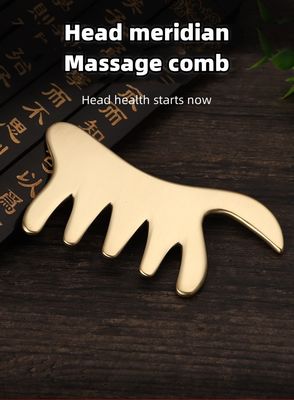 ゴールド 銅 ブラス グア シャ ボード SPA 針刺術 掃きのための体マッサージ ツール