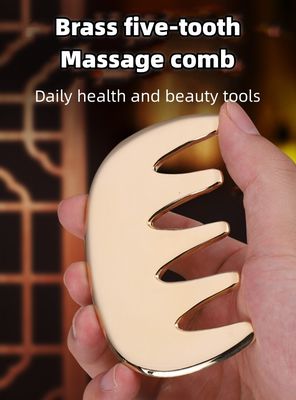 銅 グアシャ マッサージ ツール メタル 青銅 髪 グアシャ  Comb アクupuncture 頭部 アクupuncture  Comb の スカルピング ポイント 装置