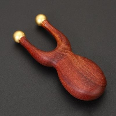 身体保健 マッサージ 機能 ブラス サンダルウッド マニュアル アクプレッシャー リフレックス masaj Guasha ツール 眼鼻耳ケア