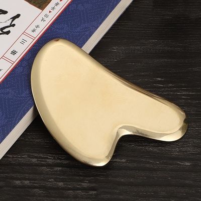 ボディマッサージ器 ハート形 天然の銅 金属 グアシャ メリディアンマッサージと筋肉マッサージのためのスクレイピングボード