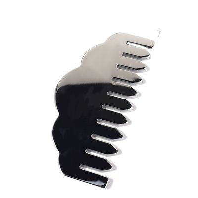 頭部マッサージ機器 カスタム形 マッサージツール 顔 ローラー マッサージ メタル グアシャ  Comb 304 ステンレス スチール グアシャ  Comb