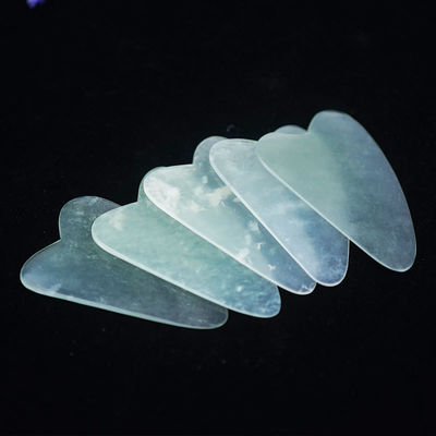 洗顔 薄いXiuyan Jade Gua Sha Board Guasha 顔と体のマッサージ 整体筋マッサージ ビューティサロン