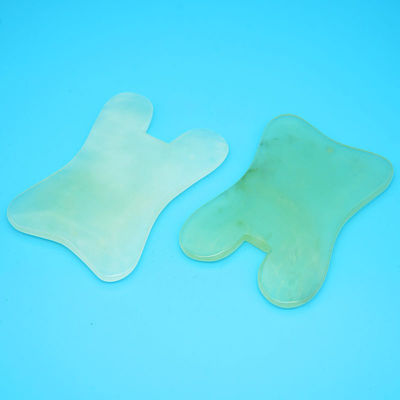 2024 天然 U 形 Xiuyan Jade Gua Sha 全身マッサージ用 マッサージボード 顔マッサージ 肌の美容ツール