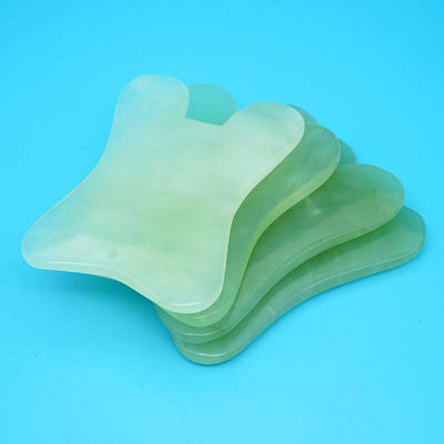 2024 天然 U 形 Xiuyan Jade Gua Sha 全身マッサージ用 マッサージボード 顔マッサージ 肌の美容ツール
