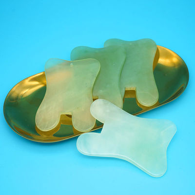 2024 天然 U 形 Xiuyan Jade Gua Sha 全身マッサージ用 マッサージボード 顔マッサージ 肌の美容ツール
