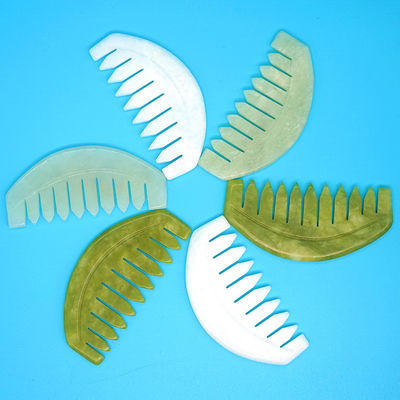 2024 丸い形 天然のXiuyan Jade Gua Sha スカルプ マッサージ 毛穴 頭部 ヘアケア マッサージ 掘削 メリディアン ベストセラー 製品