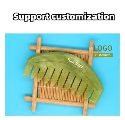 2024 丸い形 天然のXiuyan Jade Gua Sha スカルプ マッサージ 毛穴 頭部 ヘアケア マッサージ 掘削 メリディアン ベストセラー 製品
