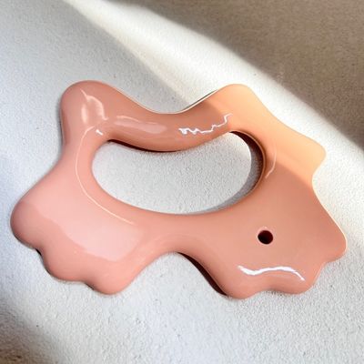 顔マッサージ器 カスタマイズされたロゴ 抗老化用セラミックグア・シャ 顔のスクレイピングボード マッサージツールボード