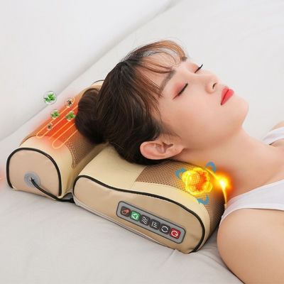 2023 デザイン 身体マッサージ シアストゥ 振動式 暖房 電気 バックマッサージ 枕 熱赤外線理学機能