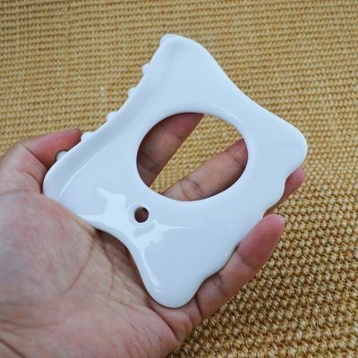 プロのグレード セラミック グアシャ スクラッピング マッサージ ツール V フェイス リフティングとリンパ管排水