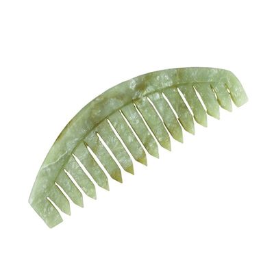 2024 天然のXiuyan Jade Gua Sha 頭部マッサージ 髪をマッサージする頭部マッサージ器 身体筋肉 髪の健康ケアと頭痛緩和