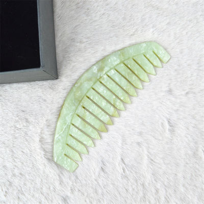 2024 天然のXiuyan Jade Gua Sha 頭部マッサージ 髪をマッサージする頭部マッサージ器 身体筋肉 髪の健康ケアと頭痛緩和
