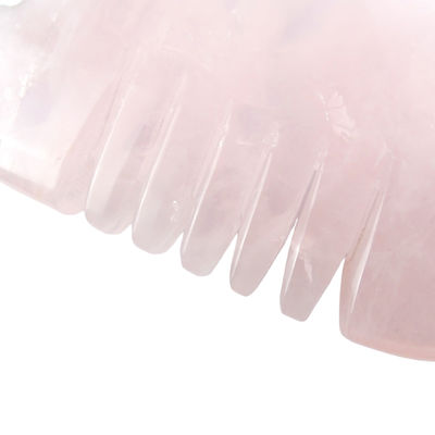 ローズクォーツ グア・シャ 頭皮マッサージ用 毛穴 マッサージ用 頭部マッサージ用 セルフケア スパ 顔リフティング 美容用品