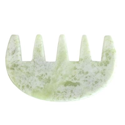 筋肉マッサージ 100% 天然のXiuyan Jade Gua Sha スクラッピング Comb Guasha石 顔 身体 スパ マッサージ 肌ケア 美容ツール