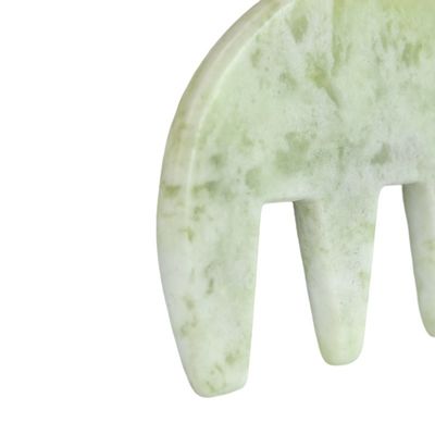 筋肉マッサージ 100% 天然のXiuyan Jade Gua Sha スクラッピング Comb Guasha石 顔 身体 スパ マッサージ 肌ケア 美容ツール