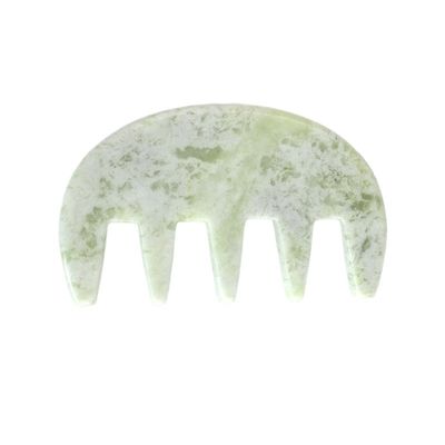 筋肉マッサージ 100% 天然のXiuyan Jade Gua Sha スクラッピング Comb Guasha石 顔 身体 スパ マッサージ 肌ケア 美容ツール