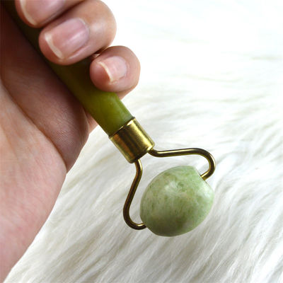 シウヤン玉 皮膚ケア 玉石 顔眼治療 肌の強化 スパ むくみ消化器 マッサージ器 花柄付き 顔ロール