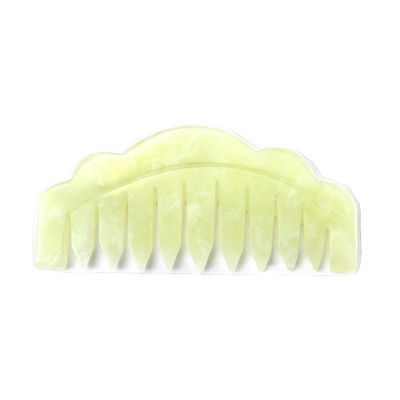 自然Xiuyan Jade Gua Sha スクラッピング マッサージ 髪型 治療 ツール