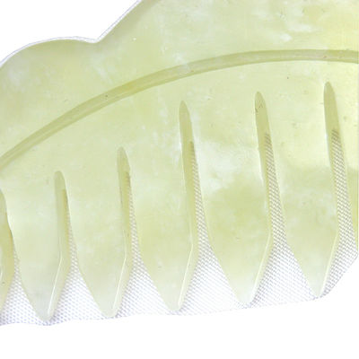 自然Xiuyan Jade Gua Sha スクラッピング マッサージ 髪型 治療 ツール