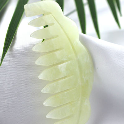 自然Xiuyan Jade Gua Sha スクラッピング マッサージ 髪型 治療 ツール
