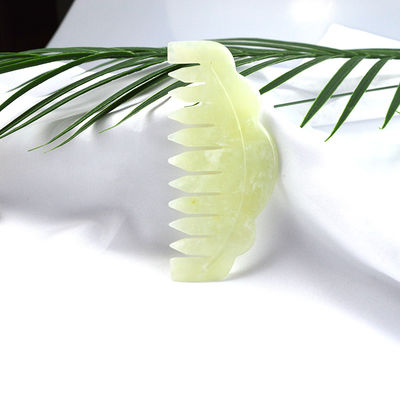 自然Xiuyan Jade Gua Sha スクラッピング マッサージ 髪型 治療 ツール
