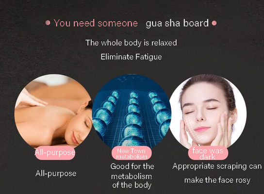 カスタマイズされたロゴ セラミック グア・シャ ツール マウスライン マッサージで筋肉のストレスと痛みを軽減します