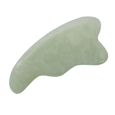 カスタマイズされたロゴ グリーン ナチュラル スパ グア・シャ 頭皮マッサージ 顔と体の皮膚を掻くためのツール グア・シャ ポーリング マッサージ器