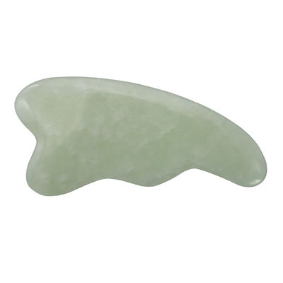 カスタマイズされたロゴ グリーン ナチュラル スパ グア・シャ 頭皮マッサージ 顔と体の皮膚を掻くためのツール グア・シャ ポーリング マッサージ器