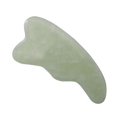 カスタマイズされたロゴ グリーン ナチュラル スパ グア・シャ 頭皮マッサージ 顔と体の皮膚を掻くためのツール グア・シャ ポーリング マッサージ器